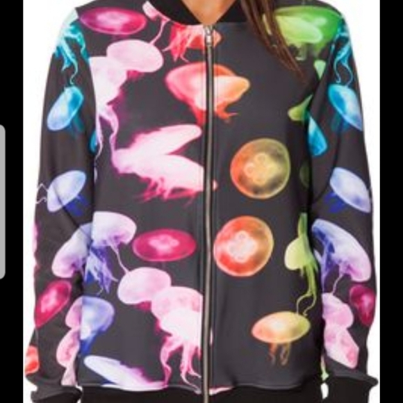 Blackmilk Jackets & Blazers - 🖤BLACKMILK🖤 Jellyfish Bomber Zip Up💣